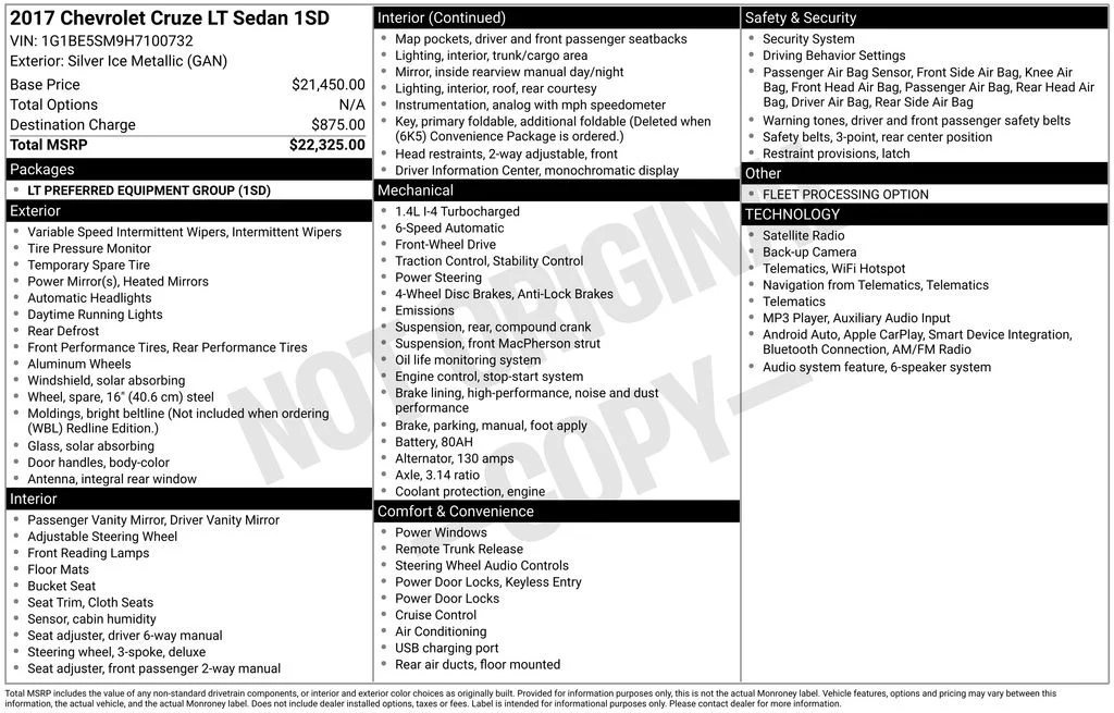 Used 2017 Silver Chevrolet LT image 3