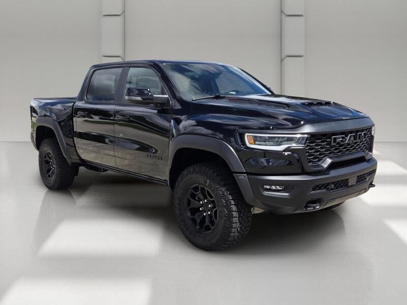 New 2027 Diamond Black Crystal Pearl-Coat Exterior Paint RAM RHO 4X4 CREW CAB 5