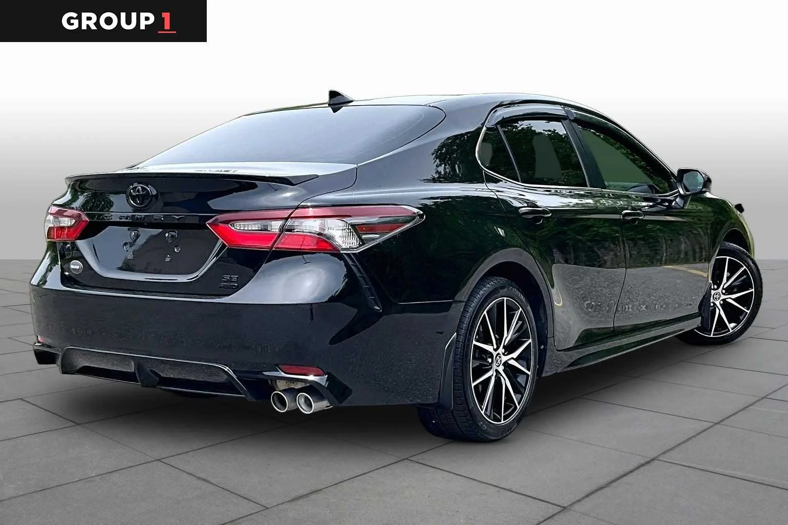 Certified Used 2023 Midnight Black Metallic Toyota SE image 12