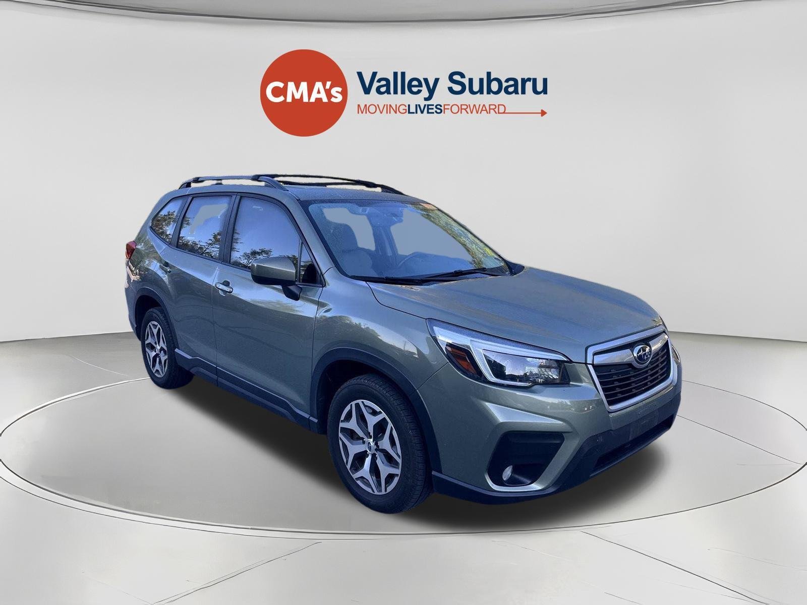 Used 2021 Jasper Green Metallic Subaru Premium image 7