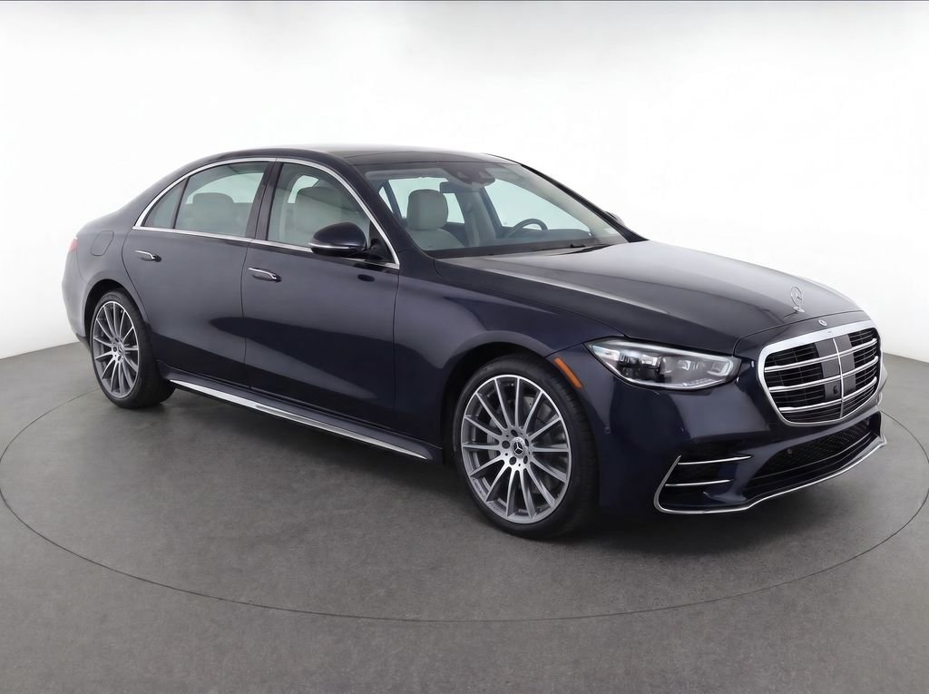 Certified Used 2023 Nautical Blue Metallic Mercedes-Benz S 580 image 2
