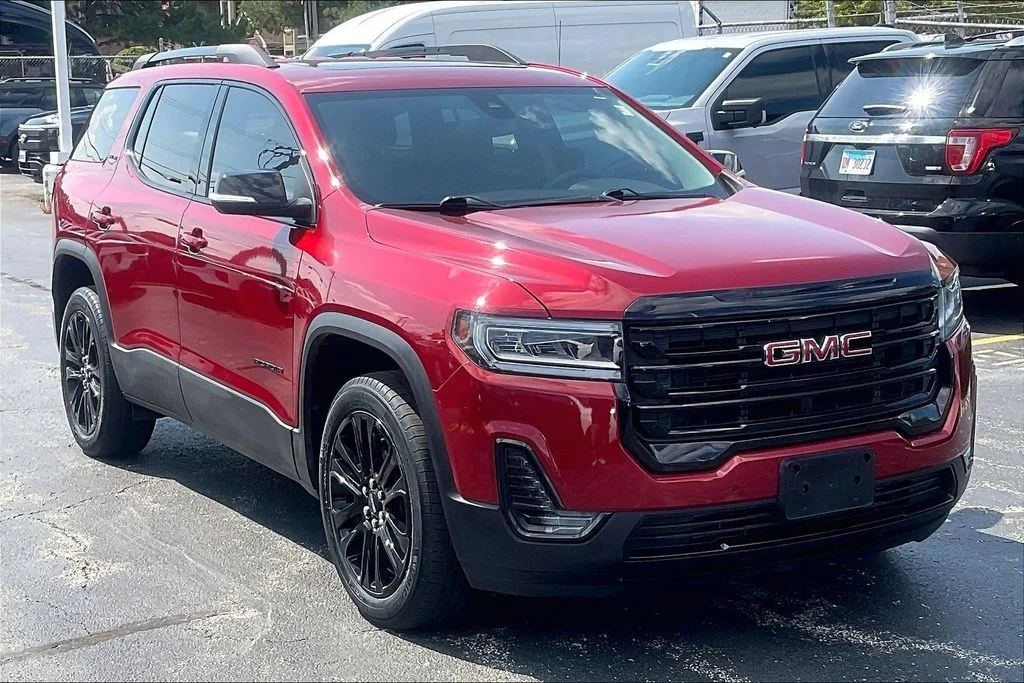 Used 2023 Volcanic Red GMC SLE image 35