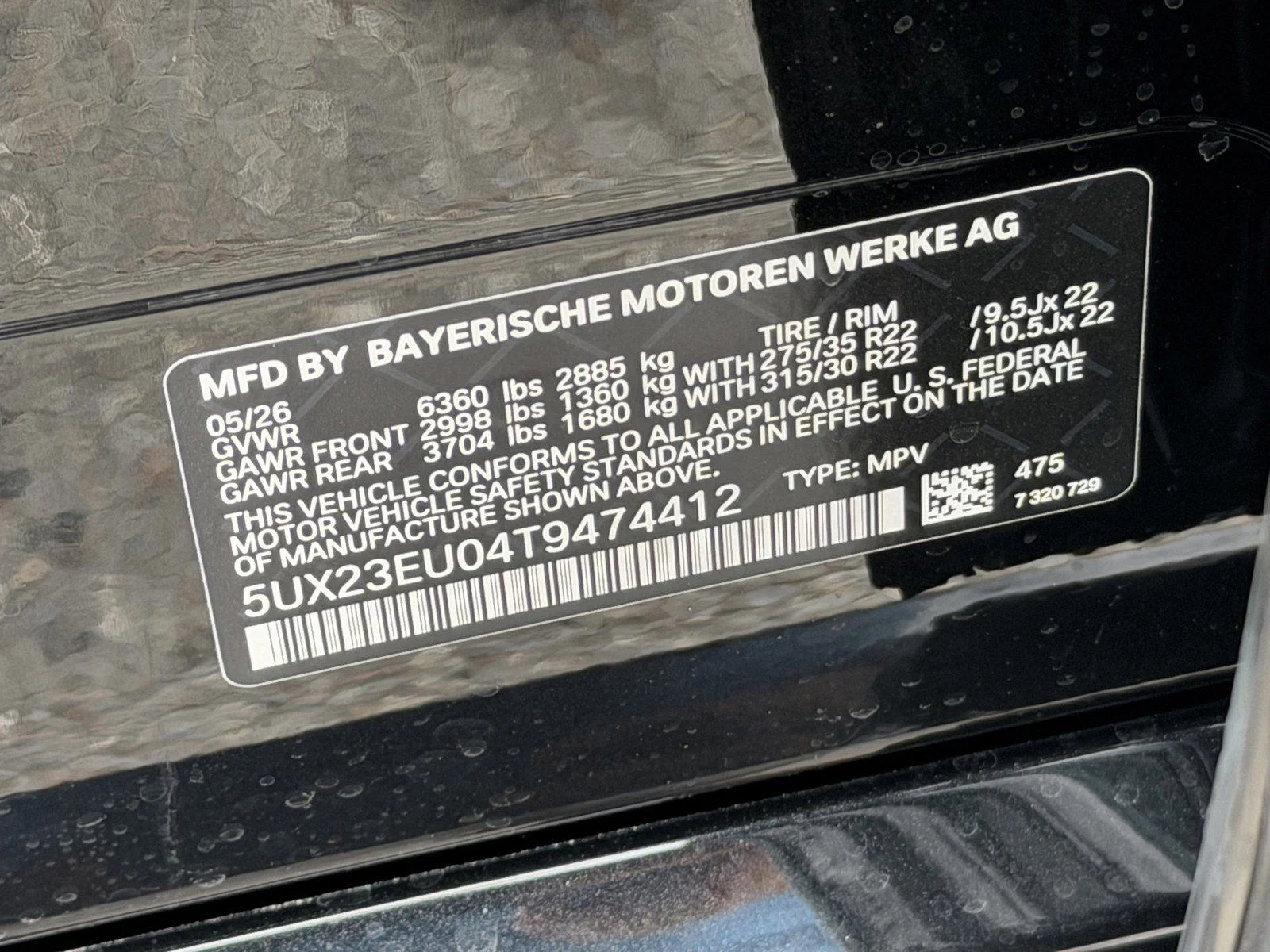 New 2026 Black Sapphire Metallic BMW xDrive40i image 41