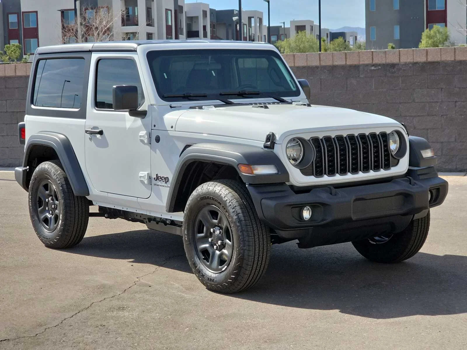 New 2026 Bright White Clearcoat Jeep Sport image 2