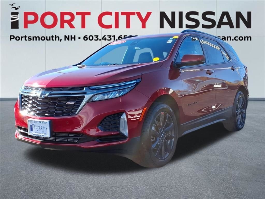 Used 2022 Cherry Red Chevrolet RS AWD W/PANORAMIC SUNROOF image 35