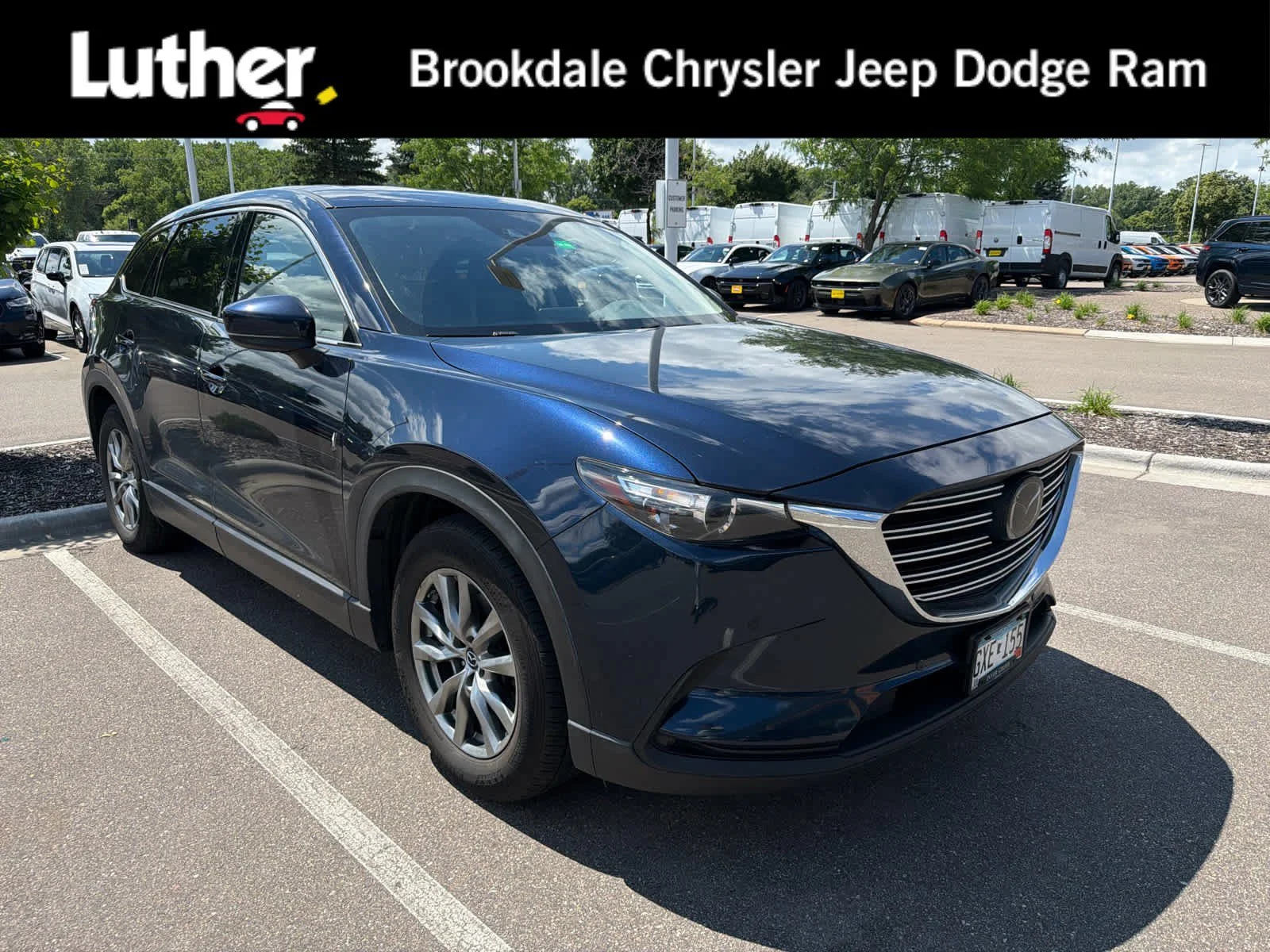 Used 2018 Deep Crystal Blue Mica Mazda Touring image 1