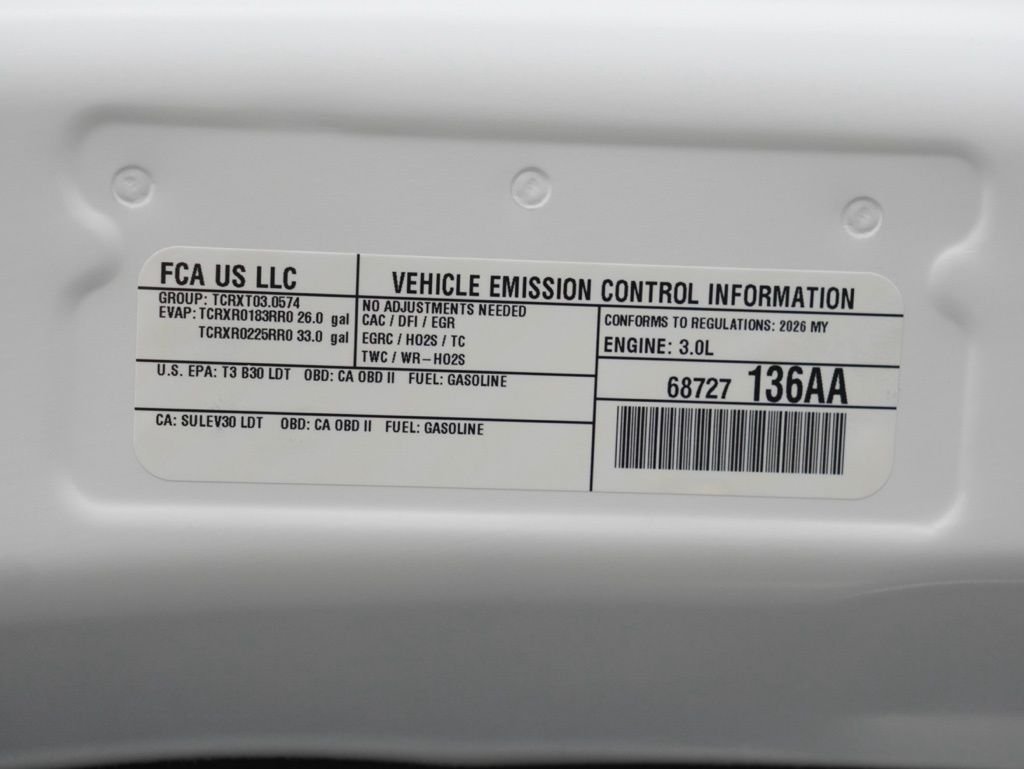 New 2026 Bright White Clear-Coat Exterior Paint RAM Rebel image 24