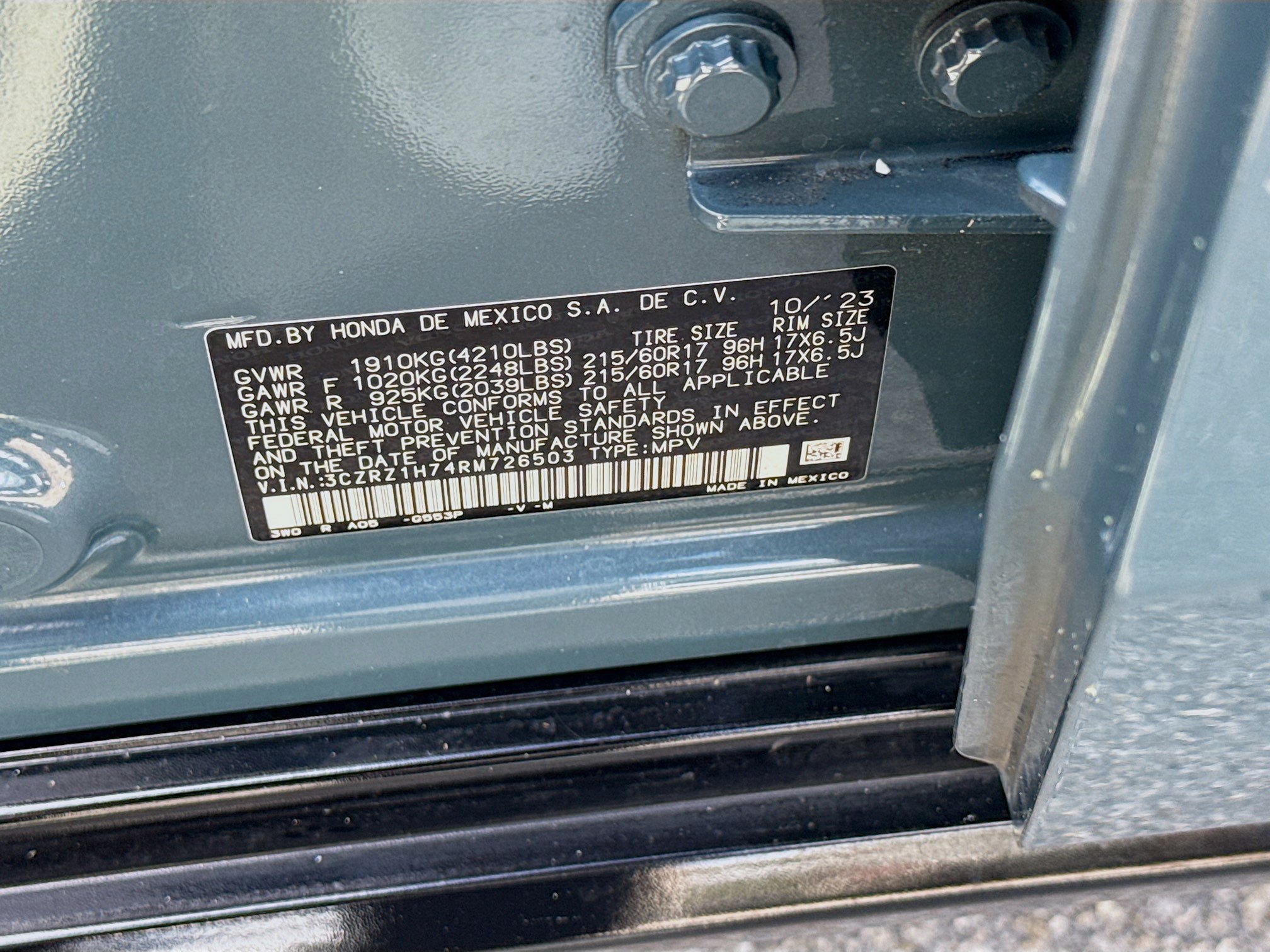 2024 Honda HR-V EX-L - Photo 36