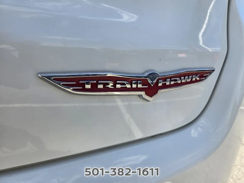 Used 2021 White Clearcoat JEEP TRAILHAWK 4X4 image 16