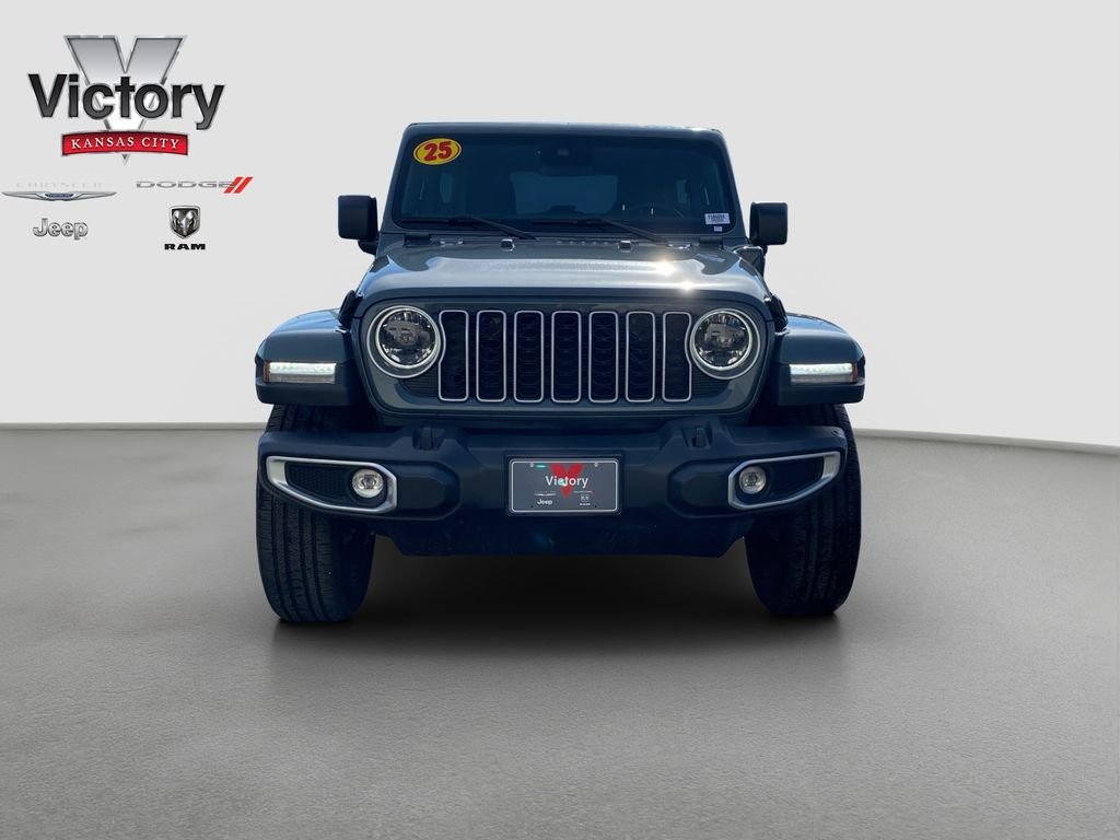 Used 2025 Jeep Wrangler 4xe Sahara 4XE with VIN 1C4RJXP65SW586069 for sale in Kansas City