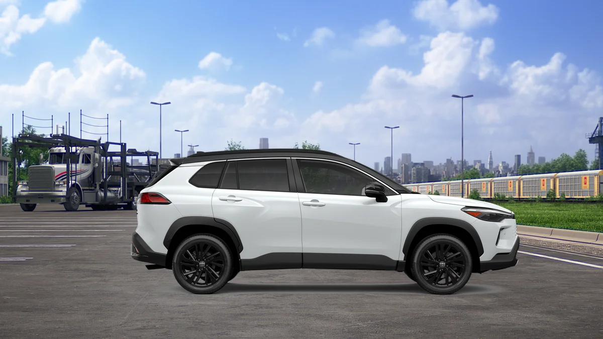 New 2026 Wind Chill Pearl with Jet Black roof Toyota Hybrid XSE image 12