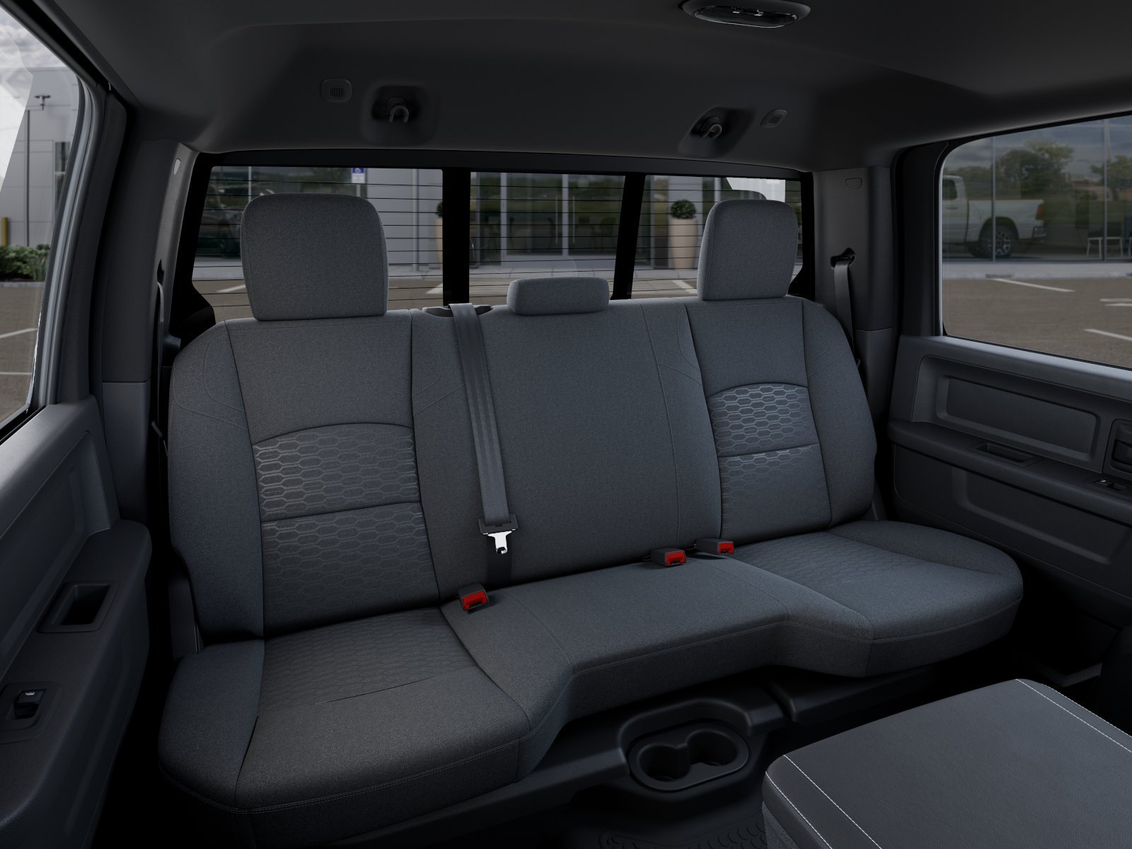 New 2026 Diamond Black Crystal Pearl-Coat Exterior Paint RAM Tradesman image 15