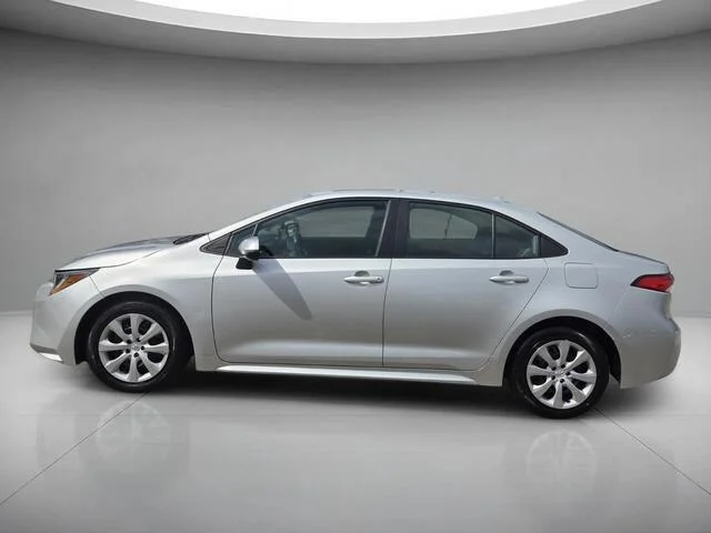 Used 2023 Classic Silver Metallic Toyota LE image 2
