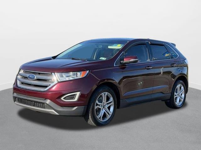 Used 2018 Burgundy Velvet Metallic Tinted Clearcoat Ford Titanium image 1