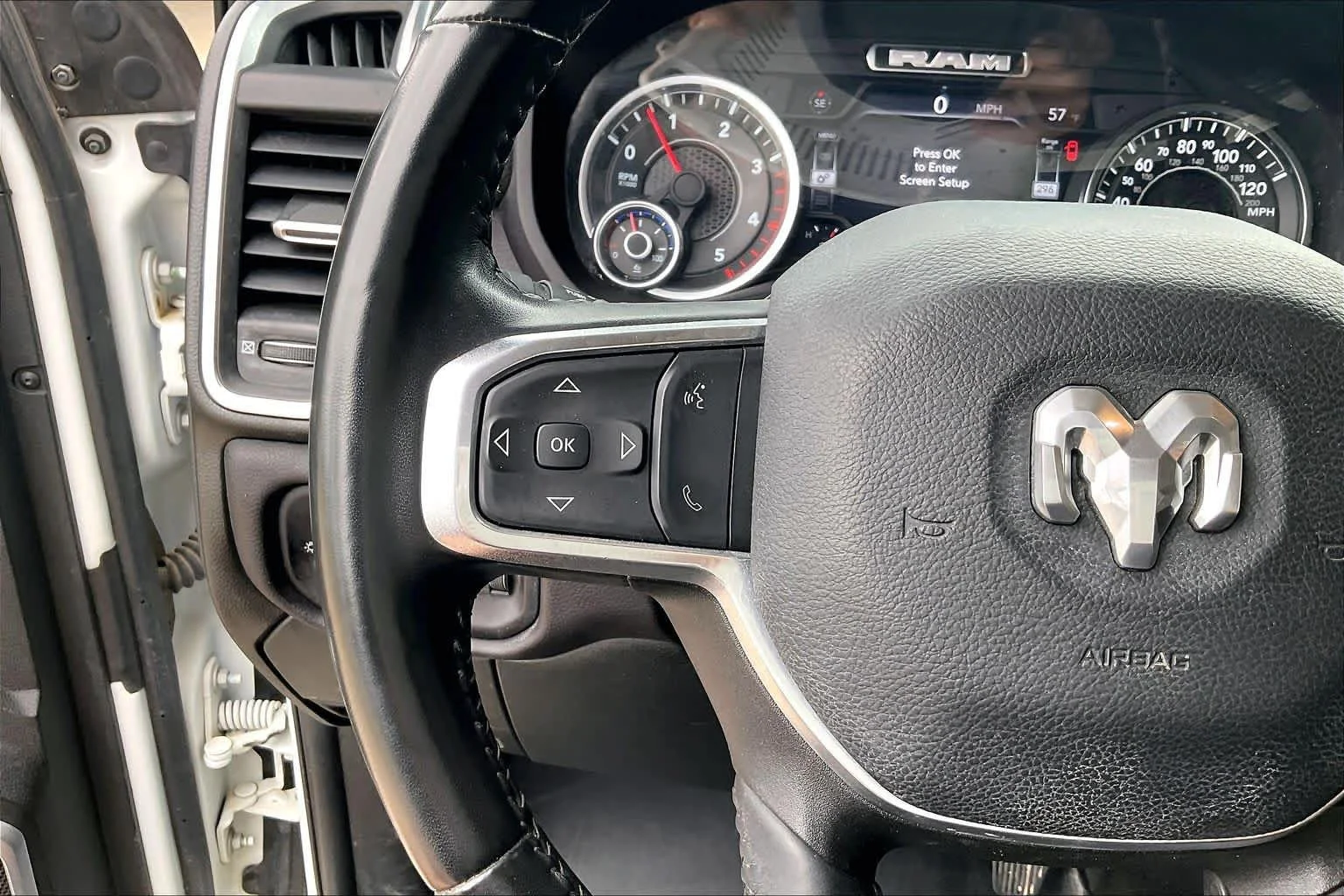Used 2024 Bright White Clearcoat Ram Laramie image 23