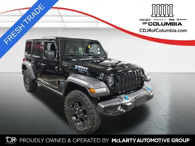 Used 2023 Black Jeep Willys 4xe image 1
