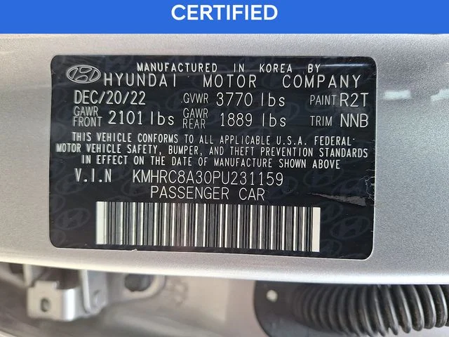 Used 2023 Silver Hyundai SEL image 27