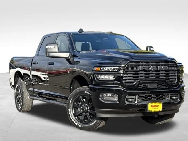 New 2026 Diamond Black Crystal Pearl-Coat Exterior Paint RAM Tradesman image 1