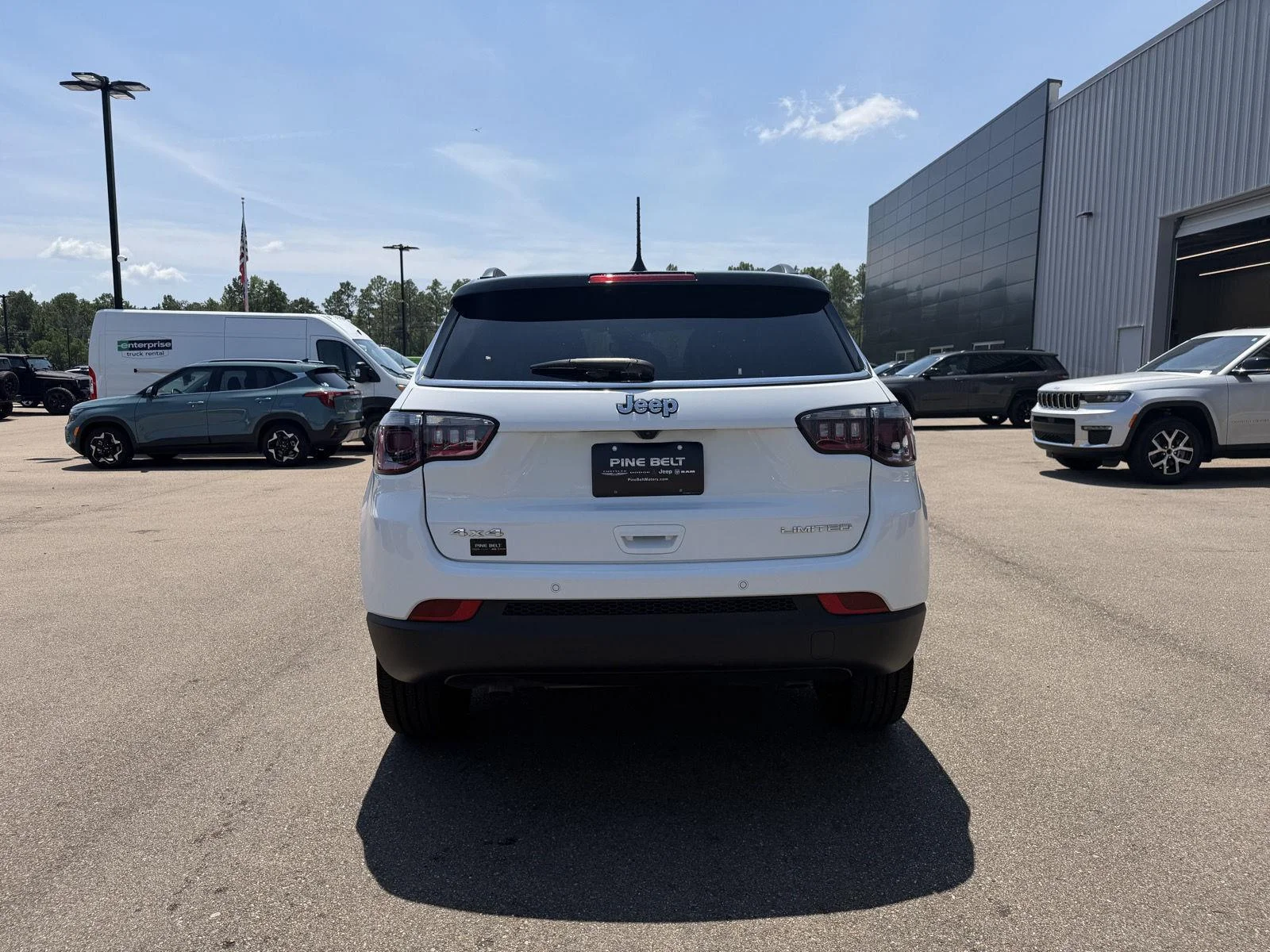 Used 2025 Bright White Clearcoat Jeep Limited image 5