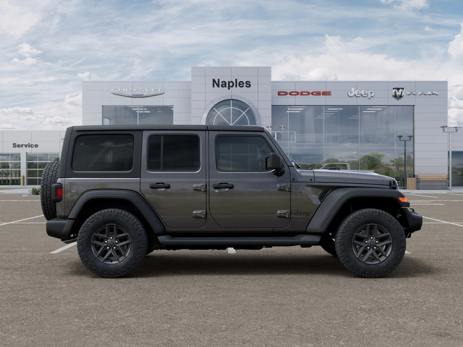 New 2026 Granite Crystal Metallic Clear-Coat Exterior Paint Jeep Sport S image 21
