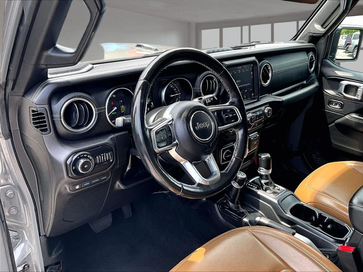 Used 2022 Gray Jeep Unlimited Sahara 4xe image 15