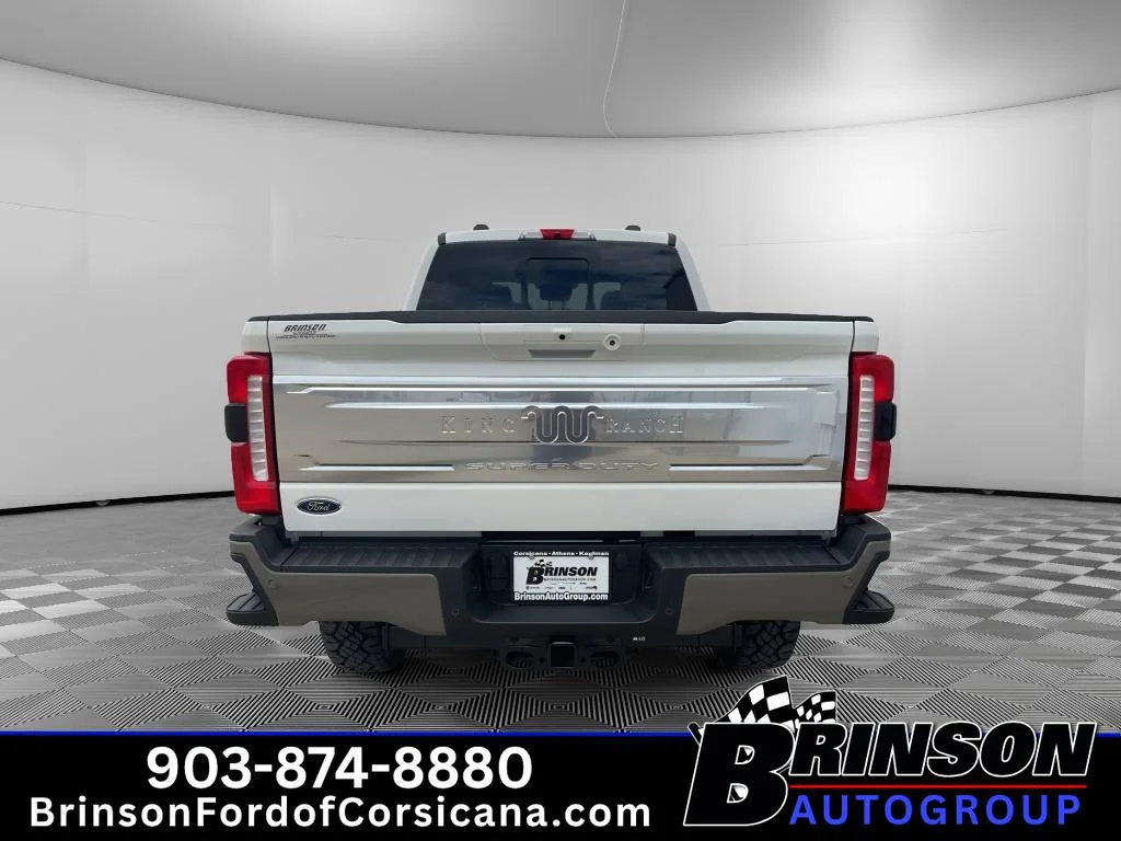 New 2026 Star White Metallic Tri-Coat Ford King Ranch image 4