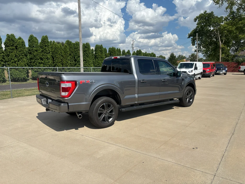 Used 2022 Carbonized Gray Metallic Ford LARIAT image 5