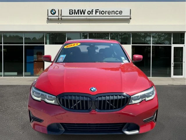 Used 2021 Red BMW 330i image 2