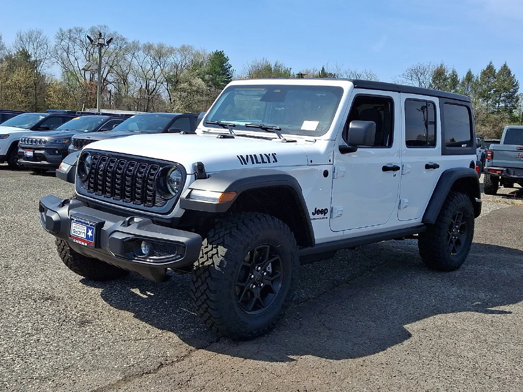 New 2026 Bright White Clear-Coat Exterior Paint Jeep Willys image 4