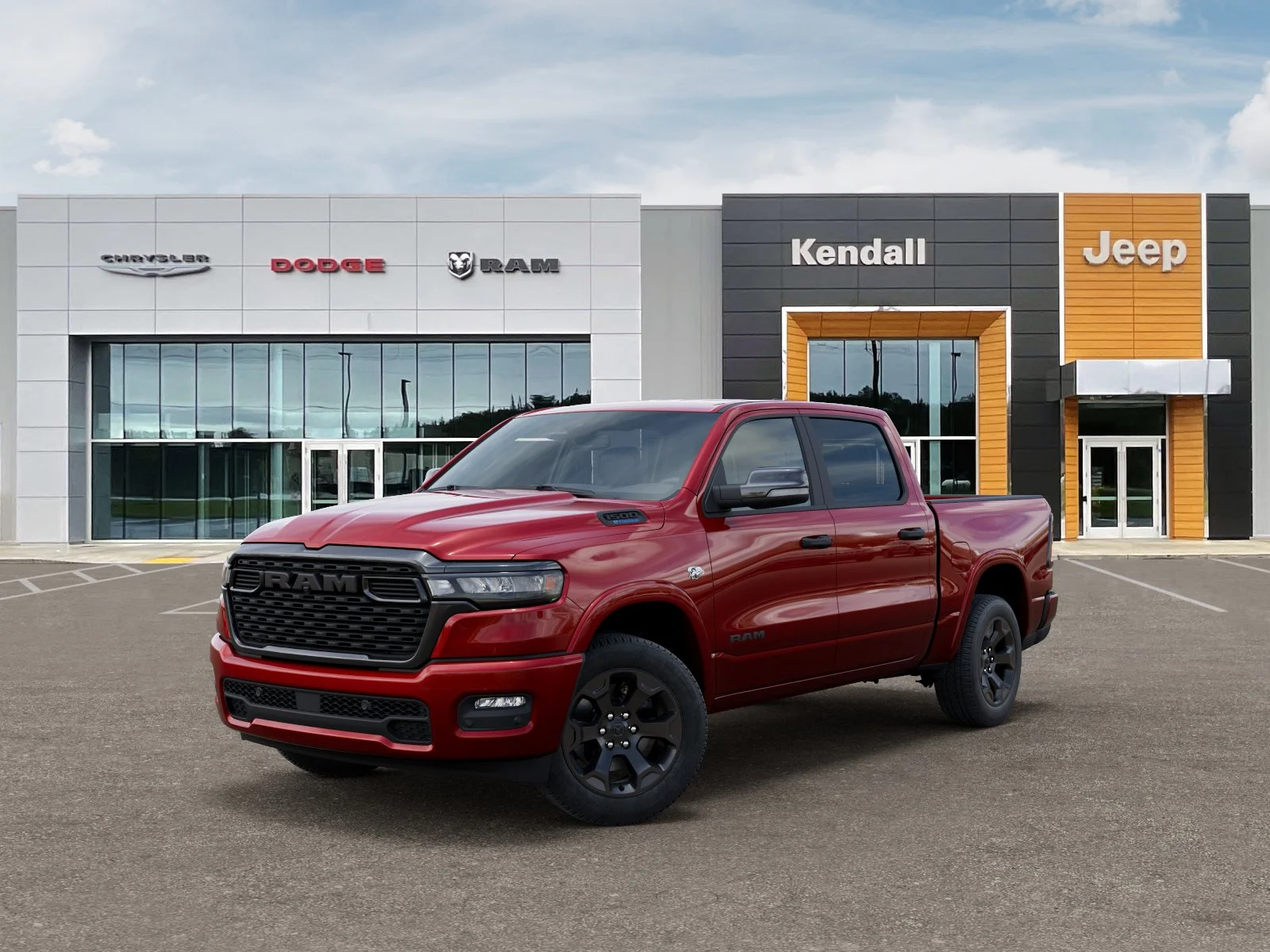 New 2026 Molten Red Pearl-Coat Exterior Paint RAM Big Horn/Lone Star image 27