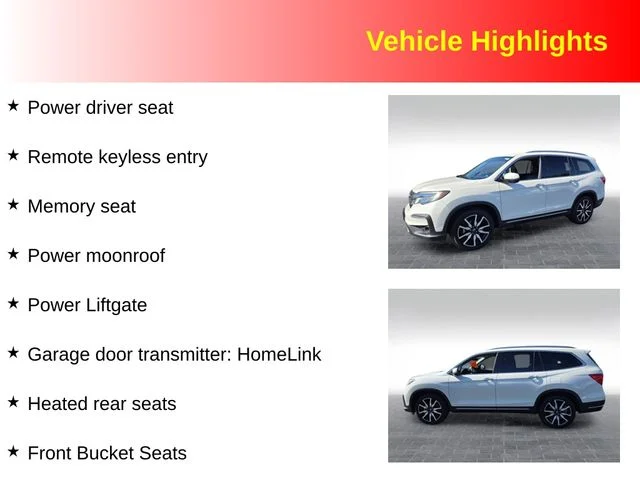 Used 2019 White Honda Touring image 3