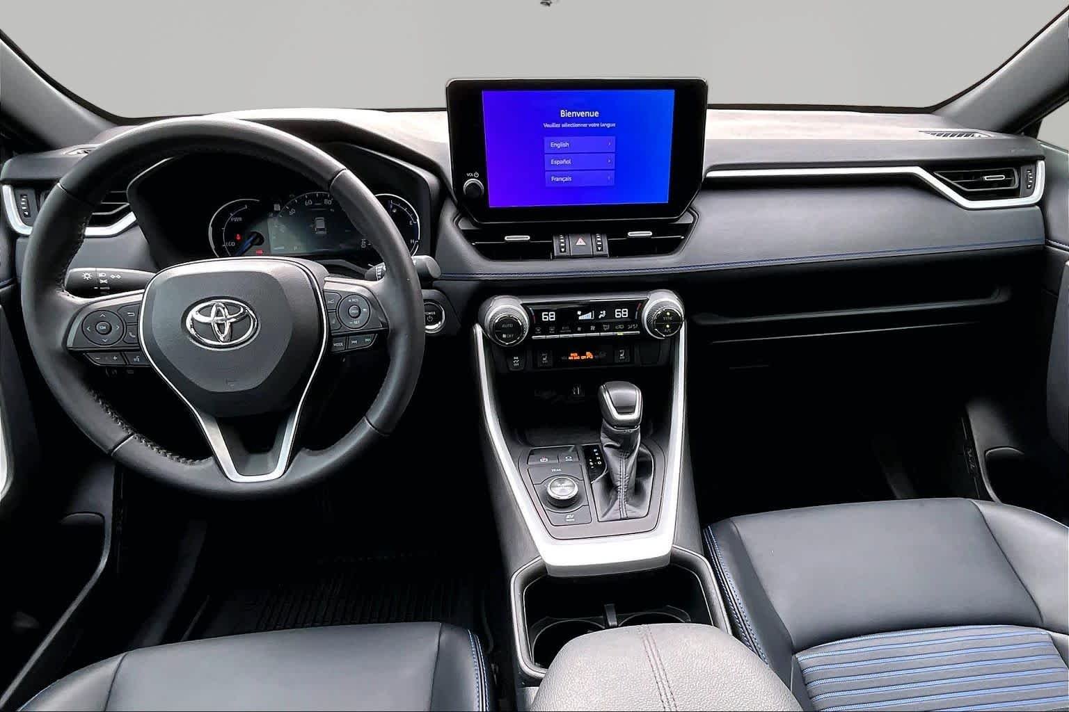 Used 2023 Wind Chill Pearl/Midnight Black Metallic Toyota Hybrid XSE image 16