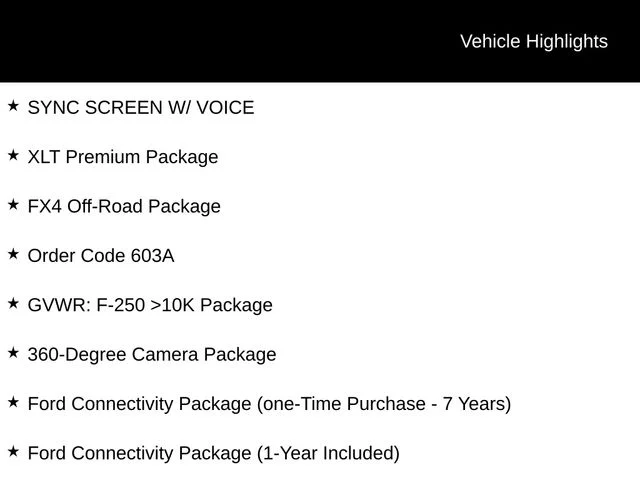 New 2026 Oxford White Ford F-250® XLT image 7