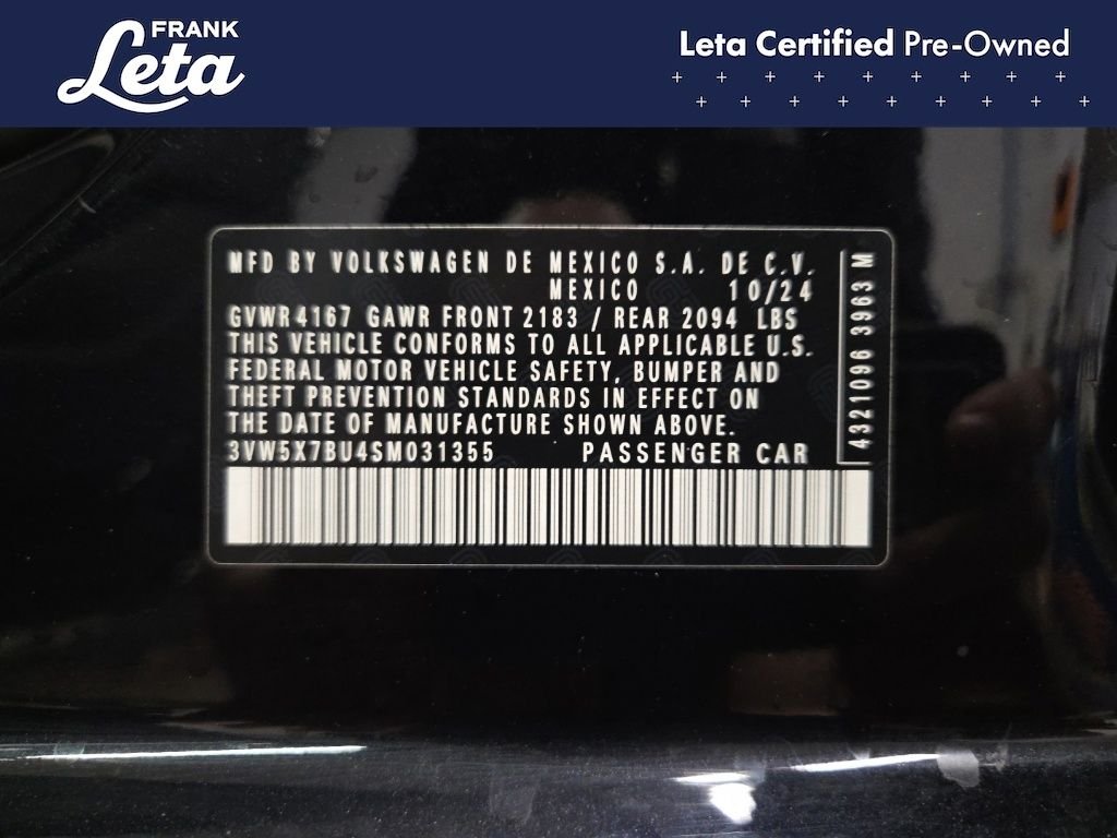 Used 2025 Deep Black Pearl Volkswagen  image 26