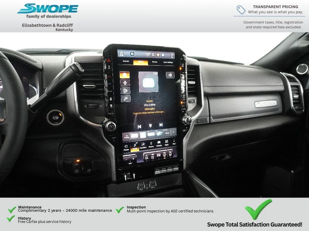 Used 2025 Forged Blue Metallic Ram Laramie image 19