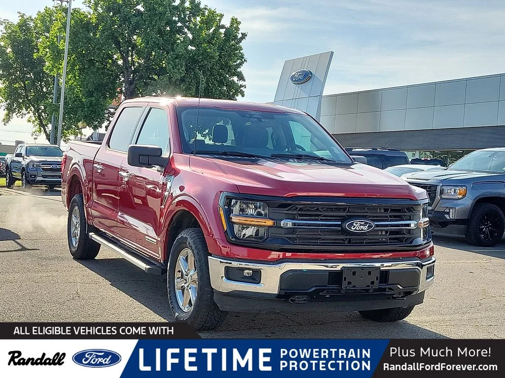 Certified Used 2025 Red Metallic Ford XLT image 1