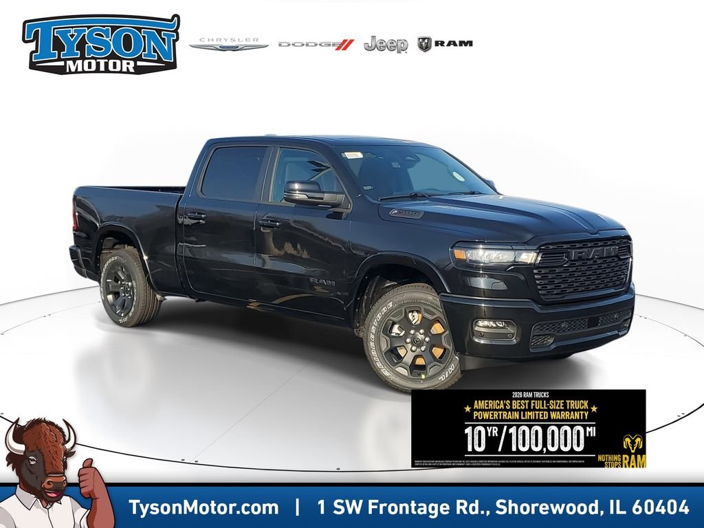 New 2026 Diamond Black Crystal Pearlcoat RAM Big Horn/Lone Star image 1