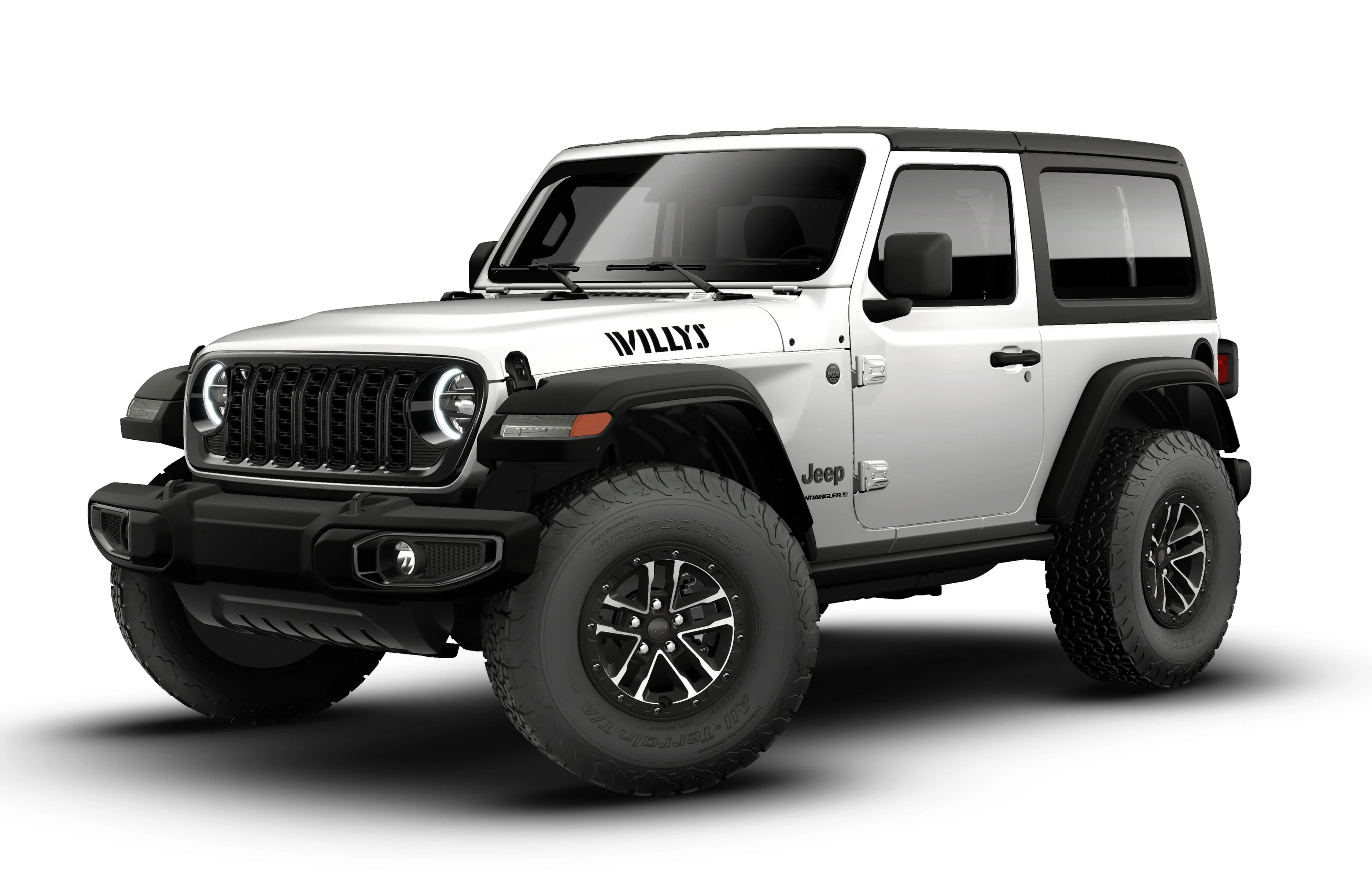 New 2026 Bright White Clear-Coat Exterior Paint Jeep Willys image 13