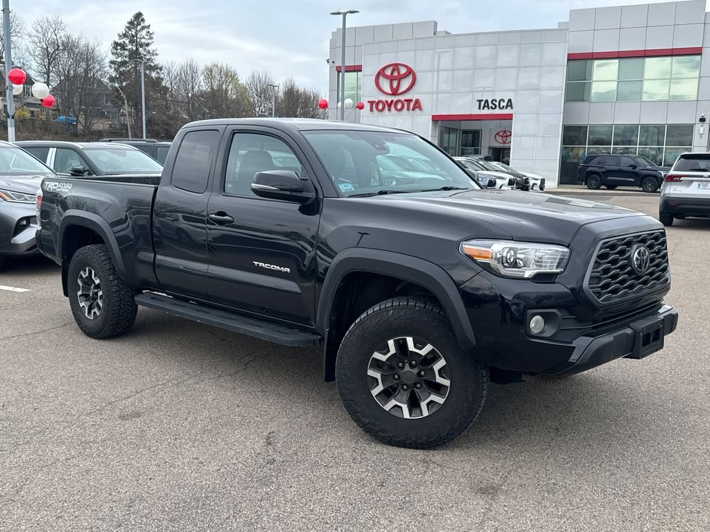 Black 2020 Toyota Tacoma TRD Off Road Access Cab 4WD Pickup Truck Four-Wheel Drive