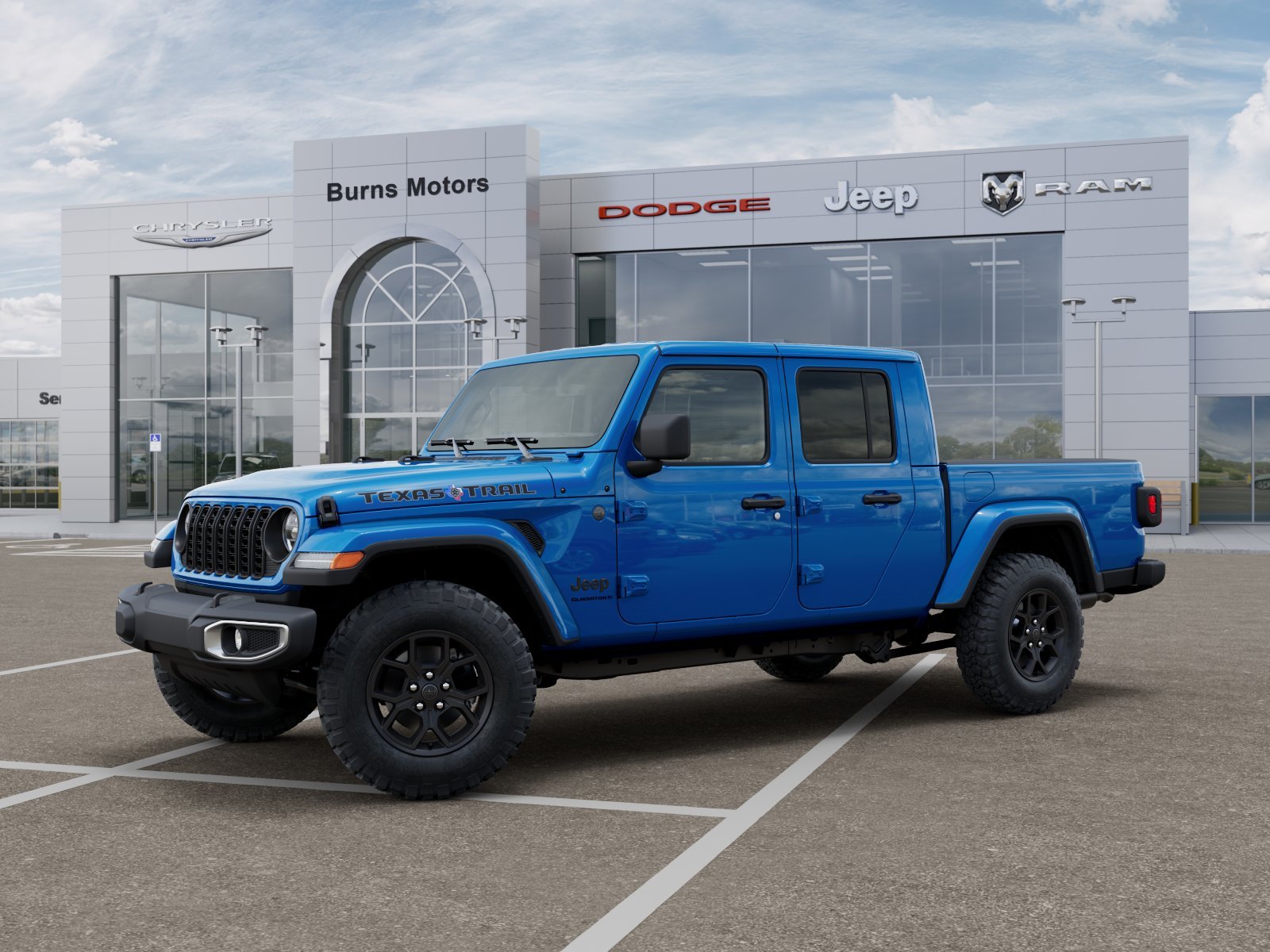 New 2026 Hydro Blue Pearl-Coat Exterior Paint Jeep Texas Trail image 28