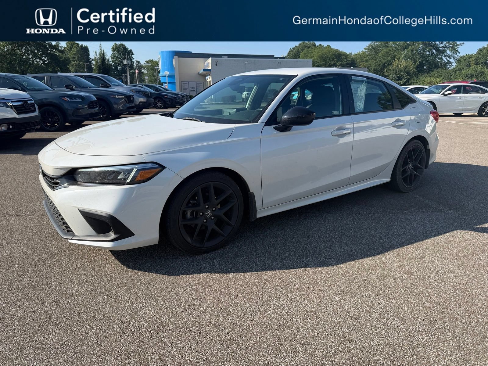 Certified Used 2024 Platinum White Pearl Honda 2.0L 4D SPORT image 25
