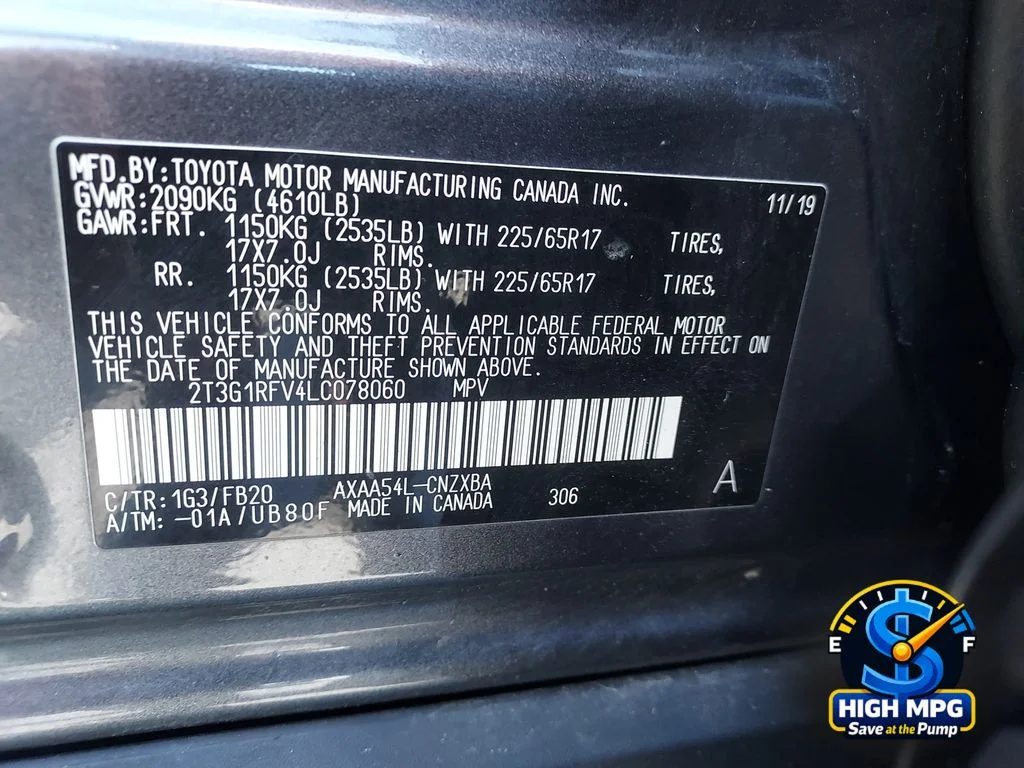 Used 2020 Gray Toyota LE image 35