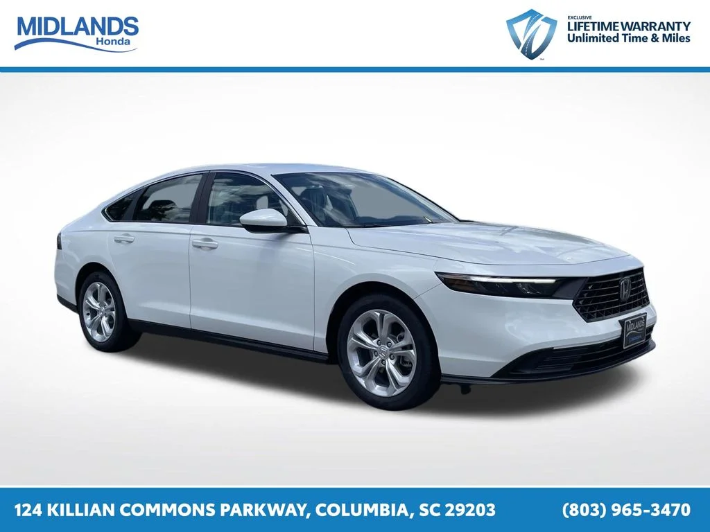 New 2026 Platinum White Pearl Honda LX image 1