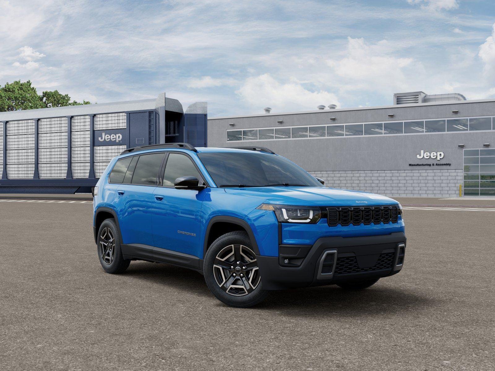 New 2026 Hydro Blue Pearl-Coat Exterior Paint Jeep Limited image 5