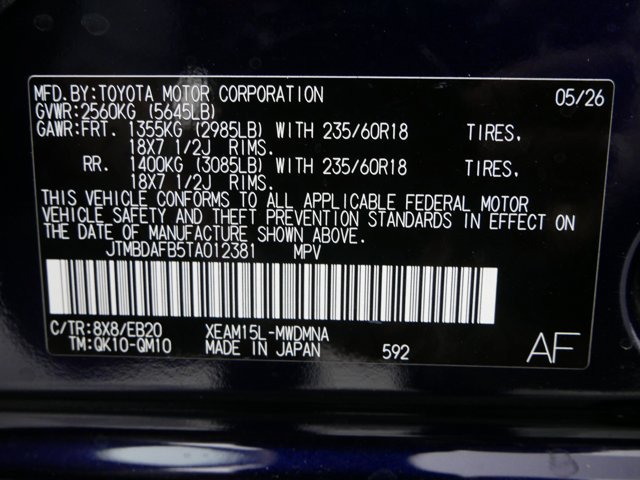 New 2026 Blueprint Toyota XLE image 30