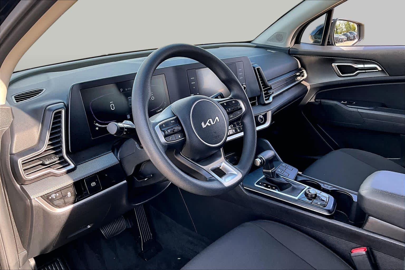 Used 2024 Fusion Black Kia LX image 16