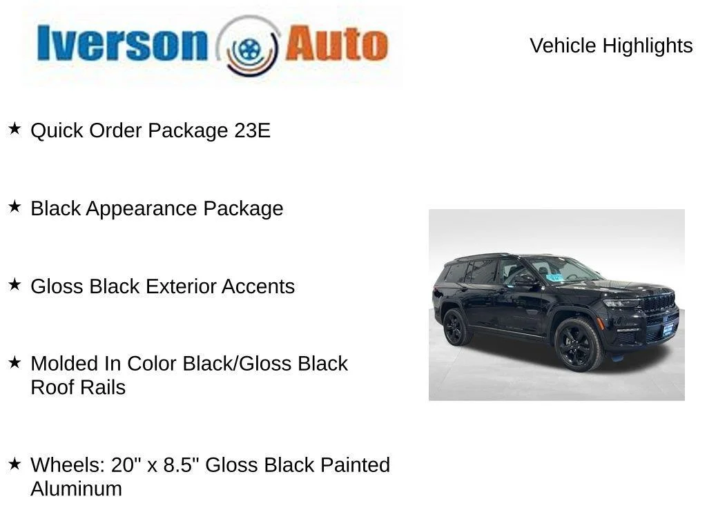 Used 2023 Diamond Black Crystal Pearlcoat Jeep Limited image 2