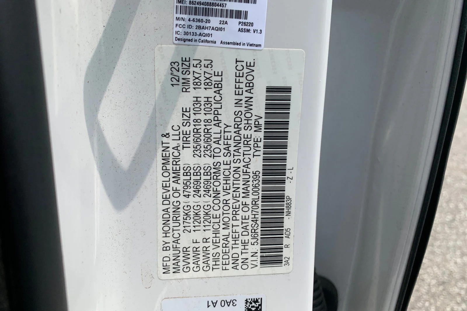 Used 2024 White Honda EX-L image 34