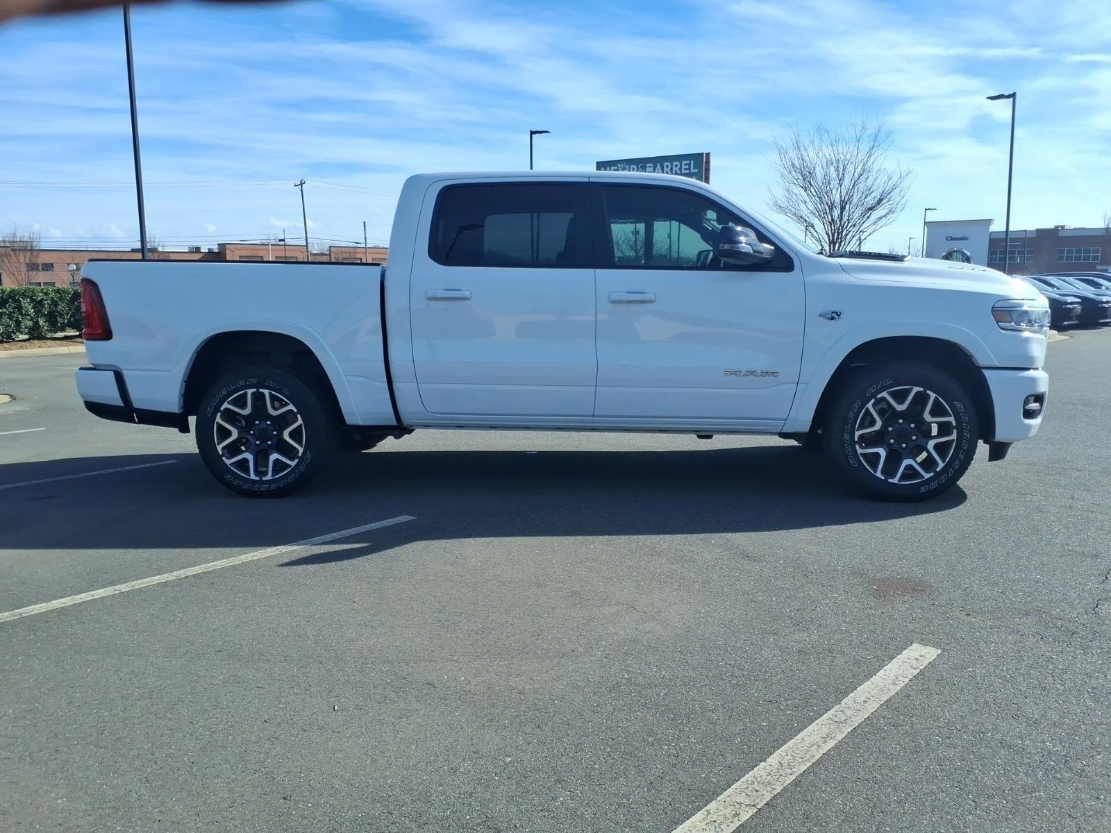 New 2026 Bright White Clear-Coat Exterior Paint RAM Laramie image 9