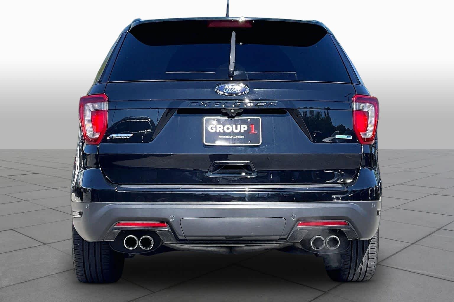 Used 2018 Shadow Black Ford Sport image 4